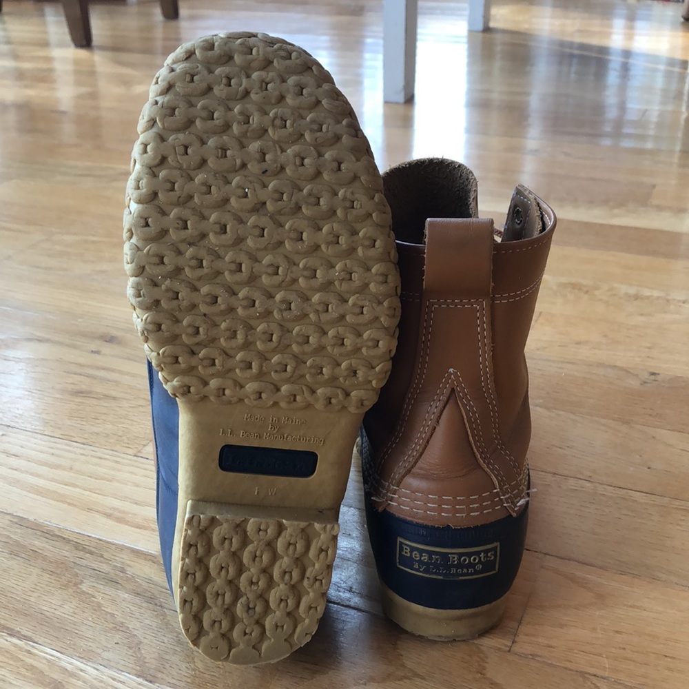 Ll Bean 8” Boots 10 Wide - image 3